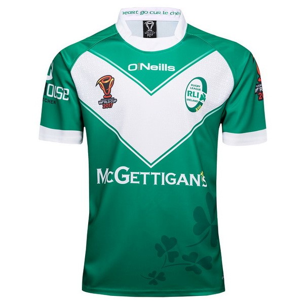 Tailandia Camiseta Irlanda O'Neills RLWC 1ª Kit 2017 2018 Verde